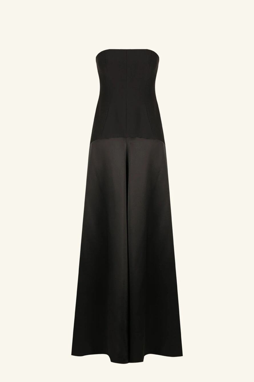 Shona Joy Adri Strapless Panelled Maxi Dress - US 6